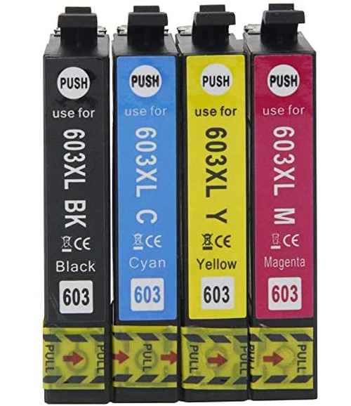 Set 4 cartuse compatibile cu Epson 604xl Multicolor pentru